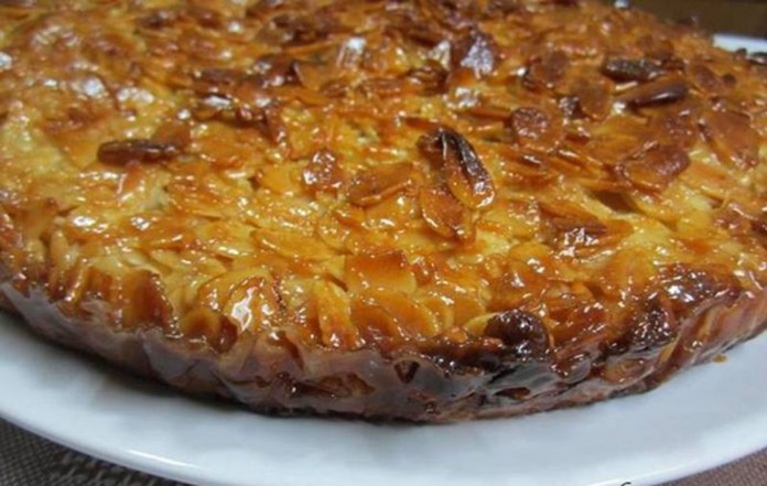 Tarte de Amêndoa fácil e rápida de fazer (fica sempre bem)