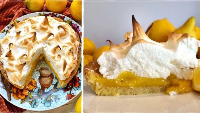 Tarte de Limão Merengada – fica super deliciosa e irresistível